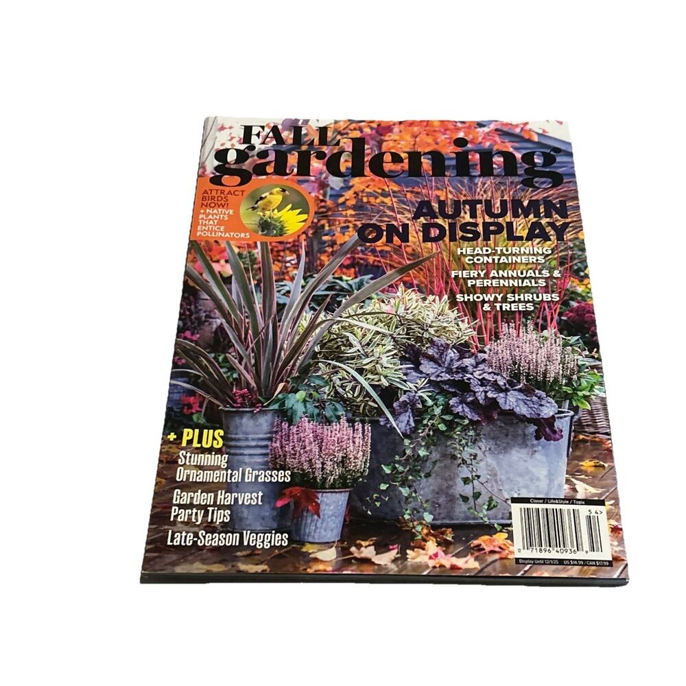FALL GARDENING MAGAZINE 2025 living cottage decor Homes style French country